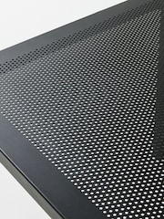 La Redoute Intérieurs Black Choe Square Perforated Metal Garden Table - Image 3 of 3