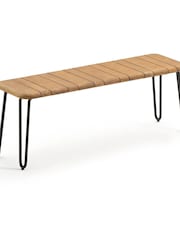 La Redoute Intérieurs Acacia Spritz Folding Garden Bench - Image 2 of 5