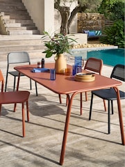 La Redoute Intérieurs Terracotta Lyona Aluminium Garden Table - Image 1 of 5