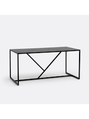 La Redoute Intérieurs Black Abby Aluminium Rectangular Garden Table - Image 2 of 6