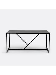 La Redoute Intérieurs Black Abby Aluminium Rectangular Garden Table - Image 3 of 6