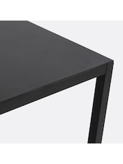 La Redoute Intérieurs Black Abby Aluminium Rectangular Garden Table - Image 5 of 6