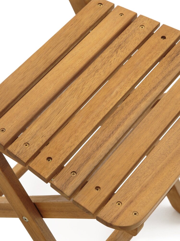 La Redoute Intérieurs Acacia Garden Foldable Acacia Dining Set 3 Piece - Image 4 of 4