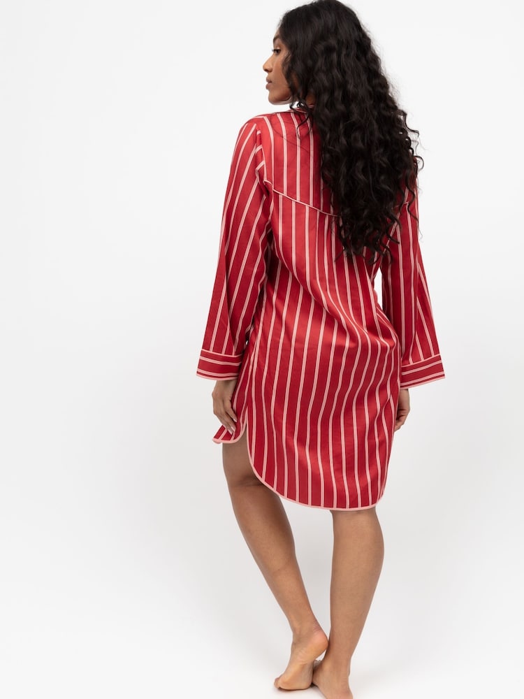 Fable and Eve Red Long Sleeve Nightshirt - Image 2 of 3