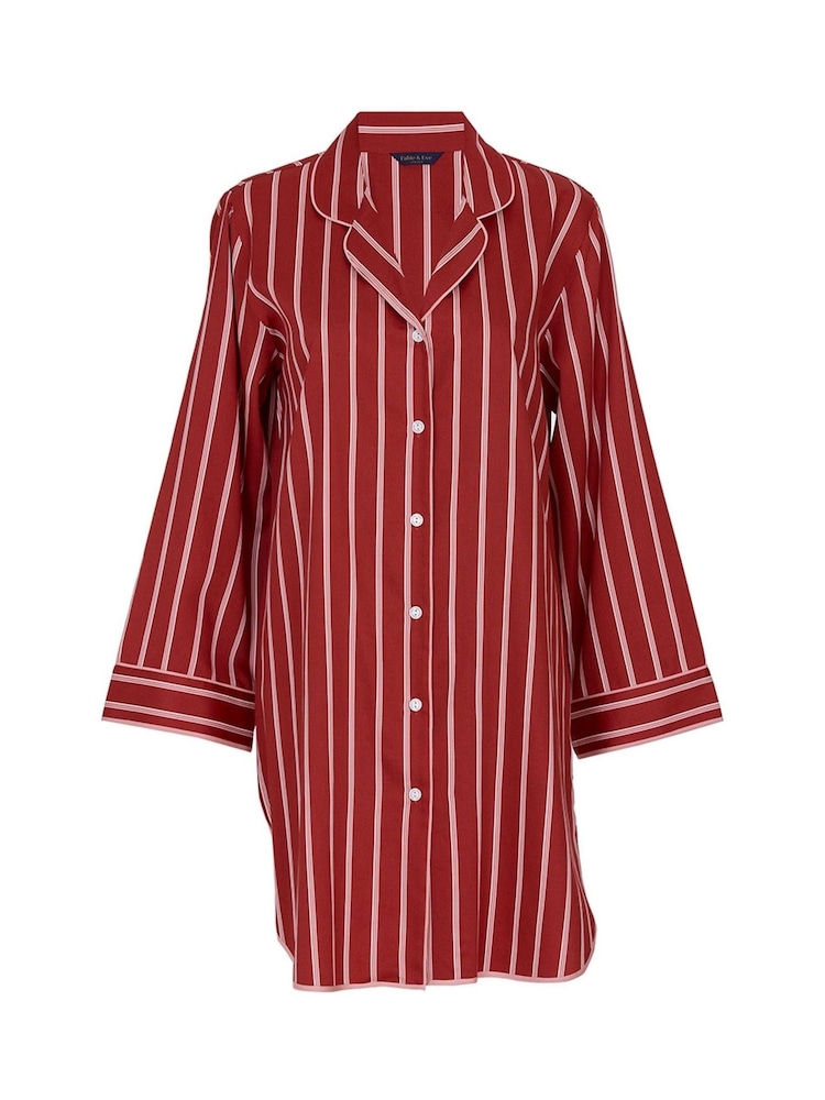 Fable and Eve Red Long Sleeve Nightshirt - Image 3 of 3