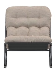 Charles Bentley Oatmeal Porto Rocking Chair with Cushions - Image 5 of 6