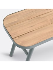La Redoute Intérieurs Acacia Green Hanso Bench with Fold Away Legs - Image 5 of 6