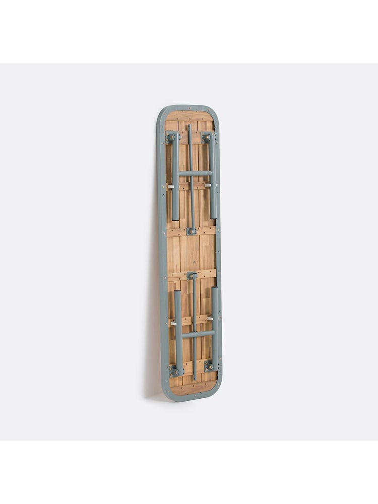 La Redoute Intérieurs Acacia Green Hanso Bench with Fold Away Legs - Image 6 of 6