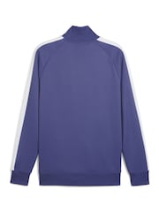 Puma Blue Mens T7 Always On Track 100% Cotton Jacket - Image 4 of 4