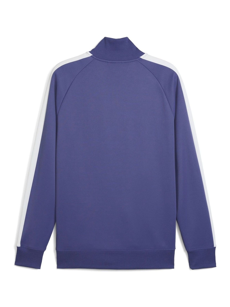 Puma Blue Mens T7 Always On Track 100% Cotton Jacket - Image 4 of 4