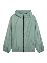 Puma Green Mens Essentials Regular Windbreaker Jacket - Image 1 of 4