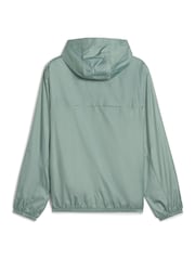 Puma Green Mens Essentials Regular Windbreaker Jacket - Image 2 of 4