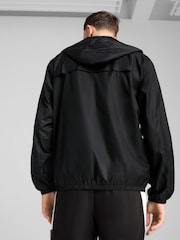 Puma Black Mens Essentials Regular Windbreaker Jacket - Image 2 of 5