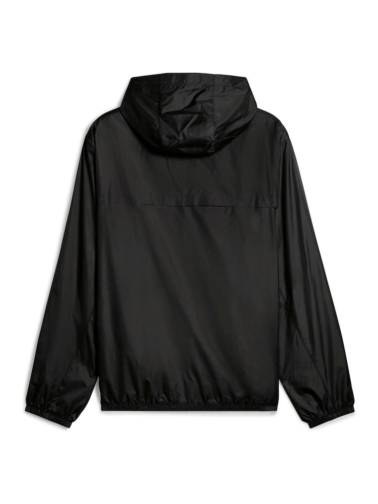 Puma Black Mens Essentials Regular Windbreaker Jacket - Image 5 of 5