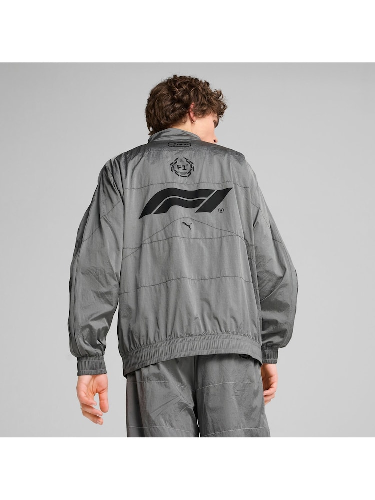 Puma Grey F1 T7 Oversized Mens Track Jacket - Image 2 of 4