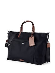 Lands' End Black Large Nylon Tote Bag - Image 1 of 4