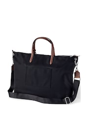 Lands' End Black Large Nylon Tote Bag - Image 2 of 4