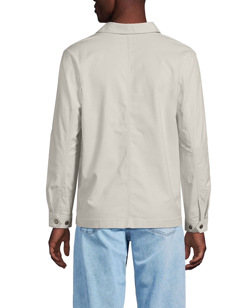 Lands' End Cream Chore jacket - Image 2 of 5