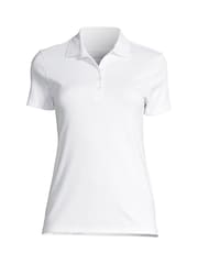 Lands' End White 100% Cotton Short Sleeve Supima Polo Shirt - Image 5 of 5
