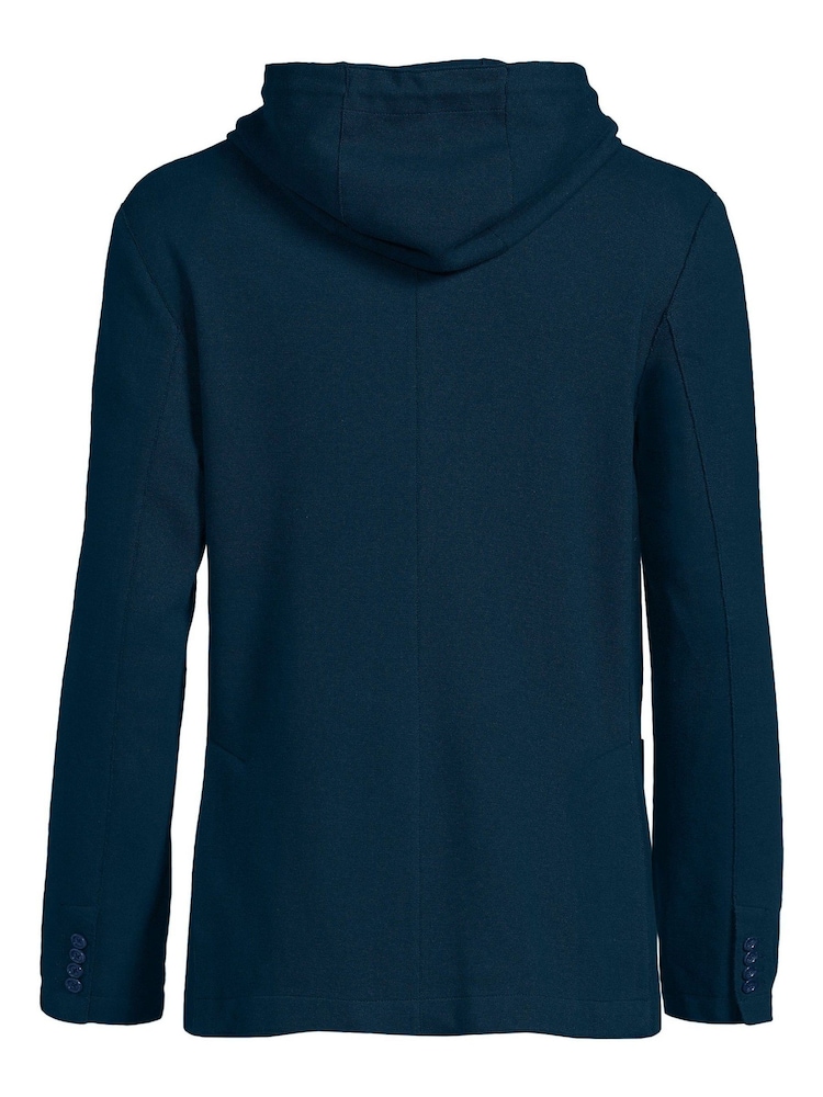 Lands' End Blue Hooded Blazer - Image 5 of 5