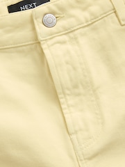 Amarelo limão - Shorts Denim para meninos - Imagem 2 de 3