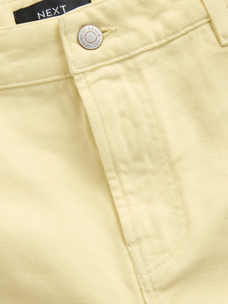Amarelo limão - Shorts Denim para meninos - Imagem 2 de 3