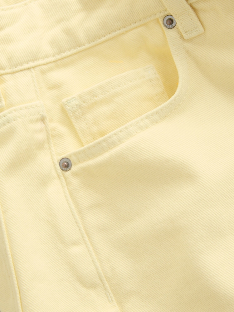 Amarelo limão - Shorts Denim para meninos - Imagem 3 de 3