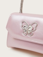 Monsoon Pink Butterfly Embellished Mini Bag - Image 3 of 4