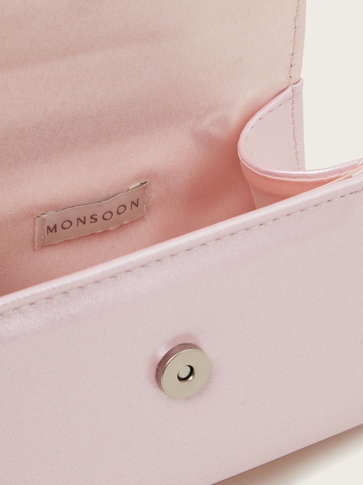 Monsoon Pink Butterfly Embellished Mini Bag - Image 4 of 4 Monsoon Pink Butterfly Embellished Mini Bag - Image 4 of 4