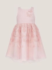 Monsoon Pink Mapel Butterfly Tulle Dress - Image 1 of 3