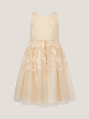 Monsoon Natural Mapel Butterfly Tulle Dress - Image 1 of 3