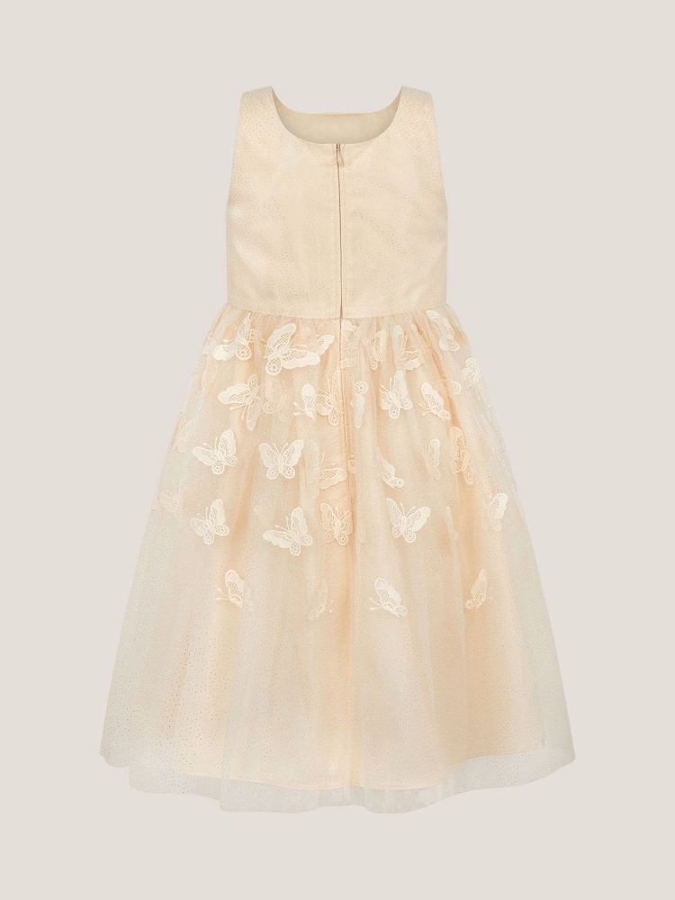 Monsoon Natural Mapel Butterfly Tulle Dress - Image 2 of 3