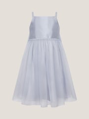 Monsoon Blue Pearl Embellished Bow Dress - Image 1 of 4