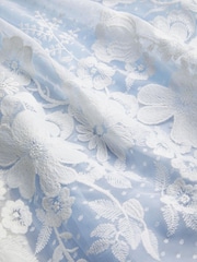 Monsoon Blue Abigail Floral Embroidered Dress - Image 3 of 4