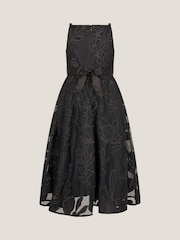 Monsoon Black Floral Embroidered Maxi Party Dress - Image 2 of 3