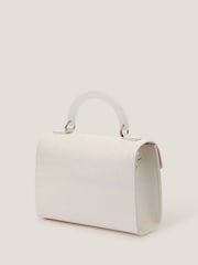 Monsoon Natural Organza Flower Glitter Bag - Image 2 of 4