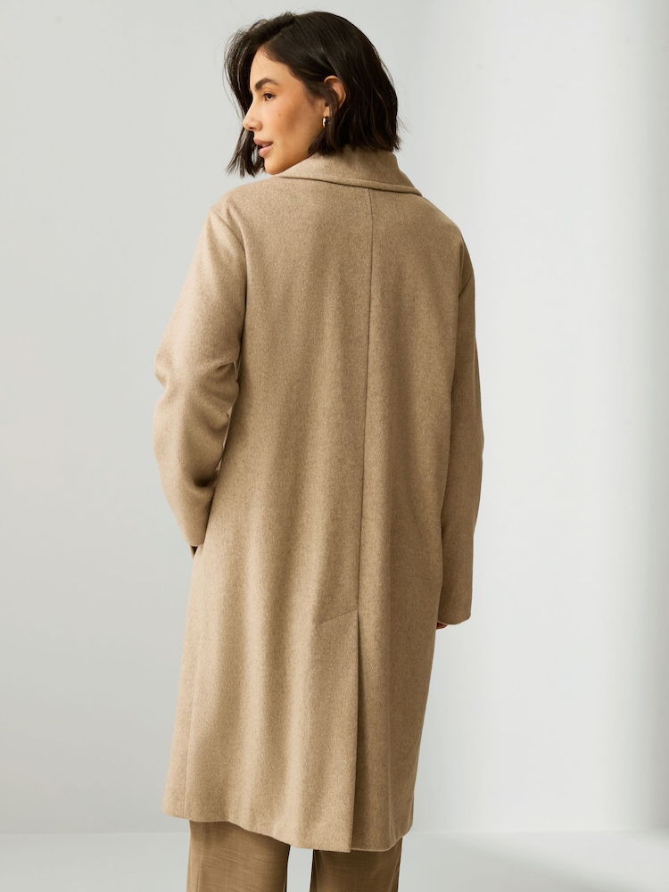 Emme Marella Blue Roll Double Breasted Coat - Image 2 of 6