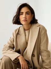 Emme Marella Blue Roll Double Breasted Coat - Image 5 of 6