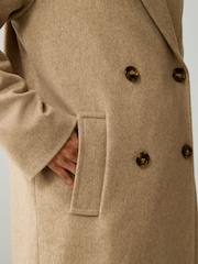 Emme Marella Blue Roll Double Breasted Coat - Image 6 of 6