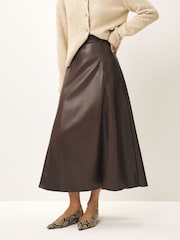 Emme Marella Red Vally Pleated Skirt - Image 1 of 4