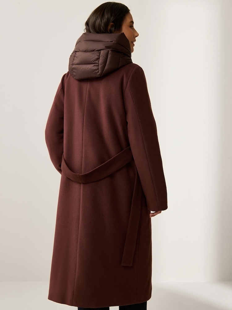 Emme Marella Desiderio Hooded Coat - Image 2 of 6