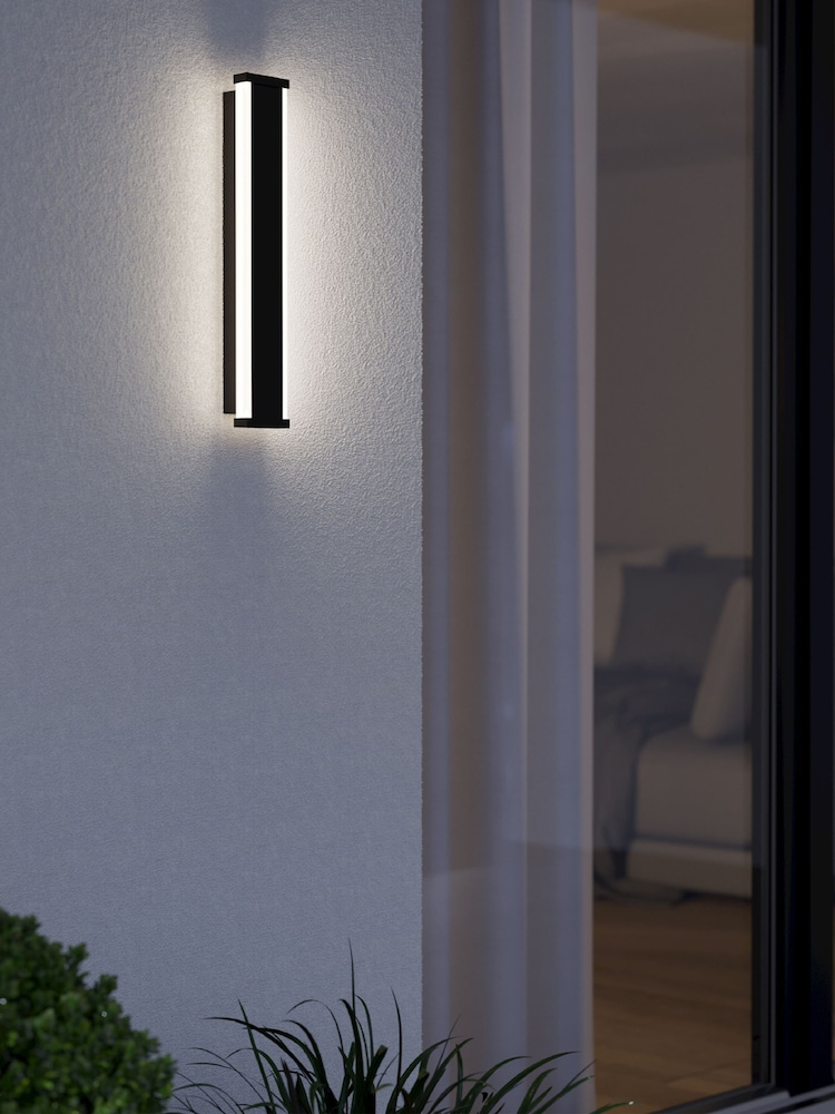 Eglo Black Neviano LED Wall Light - Image 1 of 5