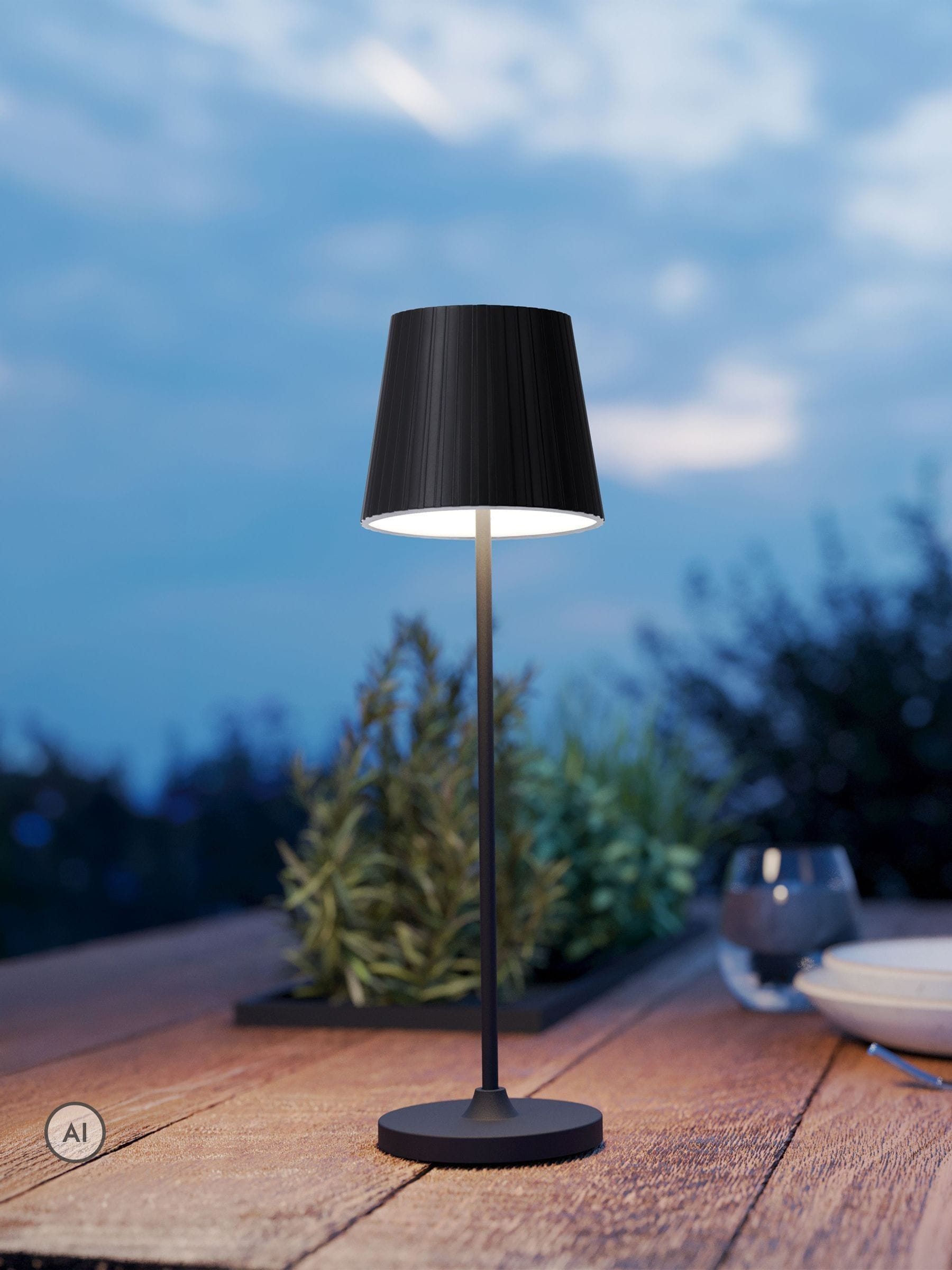Eglo Unisex Black Cabozo Led Portable Outdoor Table Lamp - Image 7
