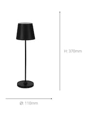 Eglo Black CABOZO LED Portable Outdoor Table Lamp - Image 4 of 5