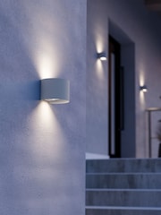 Eglo White CALPINO 3 Outdoor Wall Light - Image 1 of 4