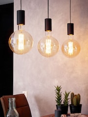 Eglo Black POZUETA Linear Pendant Light - Image 1 of 3