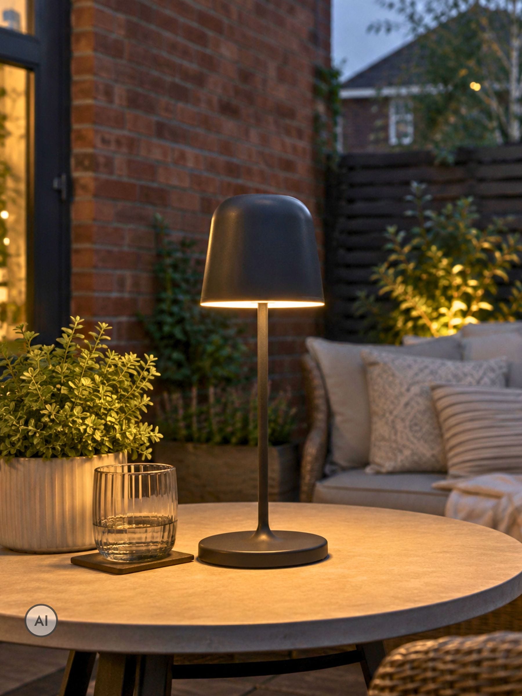 Eglo Unisex Black Mannera-S Portable Led Table Light - Image 4