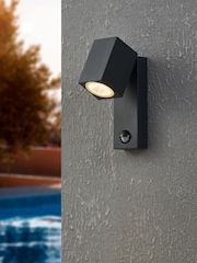 Eglo Black SAKEDA Outdoor Wall Light - Image 1 of 5