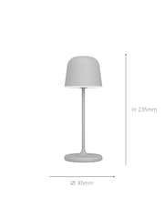 Eglo Grey MANNERA-S Portable LED Table Light - Image 4 of 5