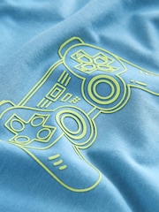 Blue Controller Relaxed Fit Short Sleeve Graphic T-Shirt (3-16yrs) - Image 4 of 4